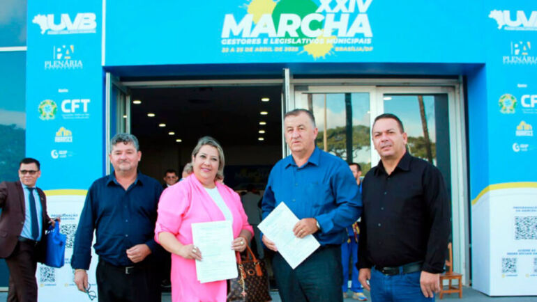 Vereadores de Tio Hugo estão em Brasília na maior mobilização legislativa da América Latina