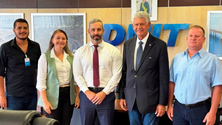 Vereador Lúcio Bruinsma integra comitiva em Brasília para tratar demandas da BR-386