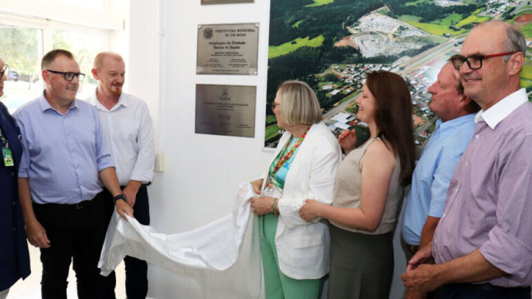 Tio Hugo inaugura ampliação da Unidade Básica de Saúde com presença de autoridades e comunidade