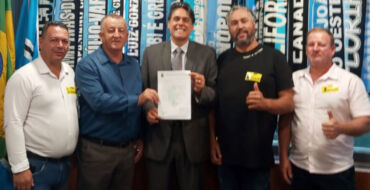 Vereadores de Tio Hugo protocolam pedidos de recursos no gabinete do deputado Danrlei de Deus